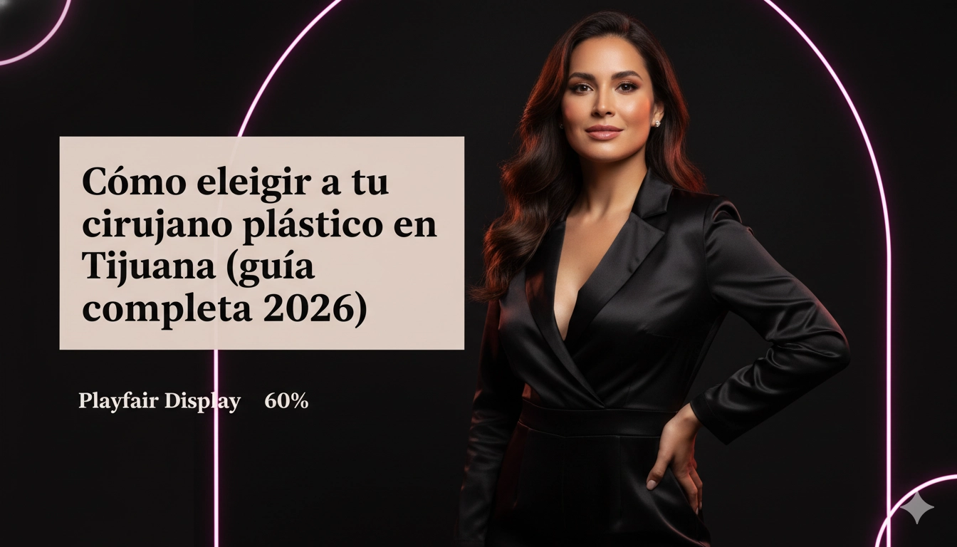 Cómo elegir a tu cirujano plástico en Tijuana